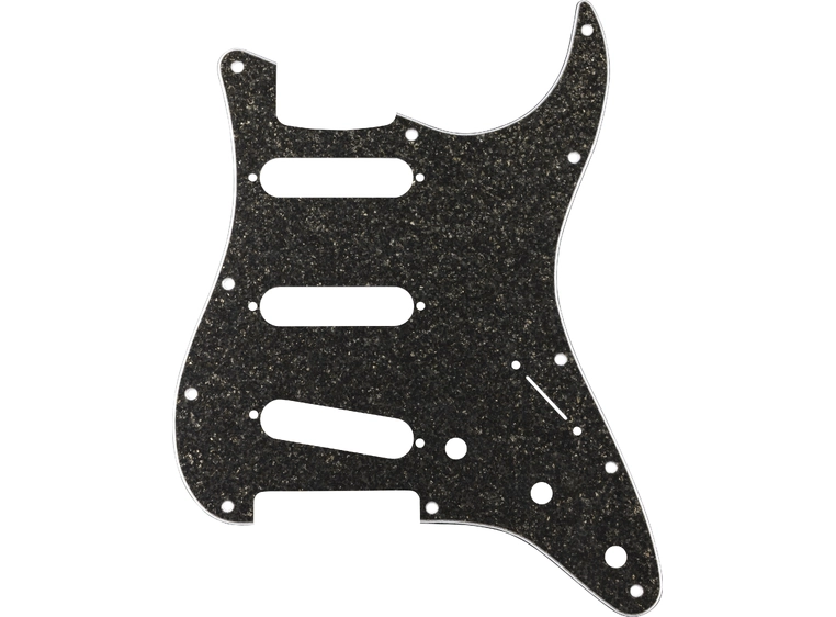 Fender Hybrid Glass/Glitter Stratocaster S/S/S Pickguard, Dark Gray Sparkle 