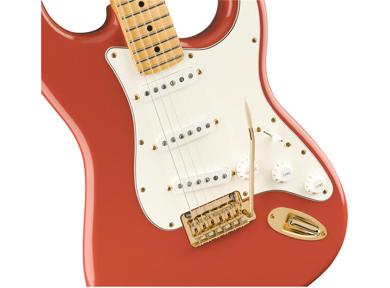 Fender Limited Ed. Player Stratocaster MN, Fiesta Red, Gold Hardware
