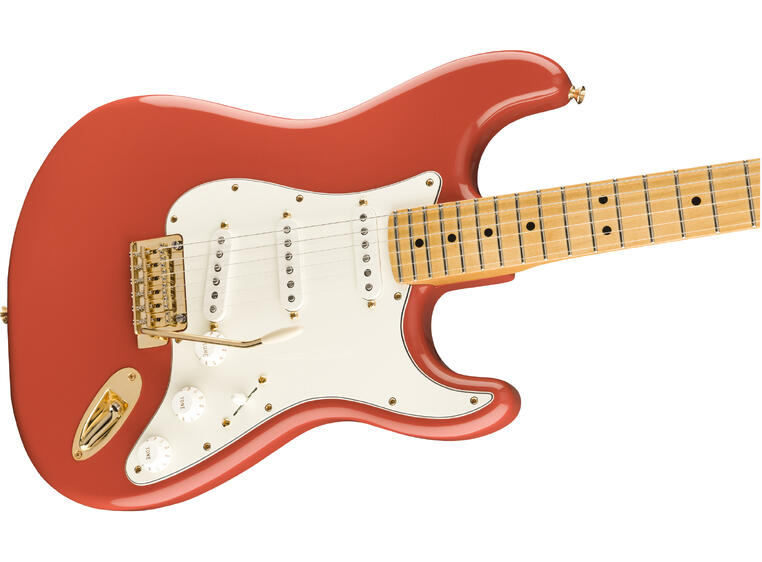 Fender Limited Ed. Player Stratocaster MN, Fiesta Red, Gold Hardware