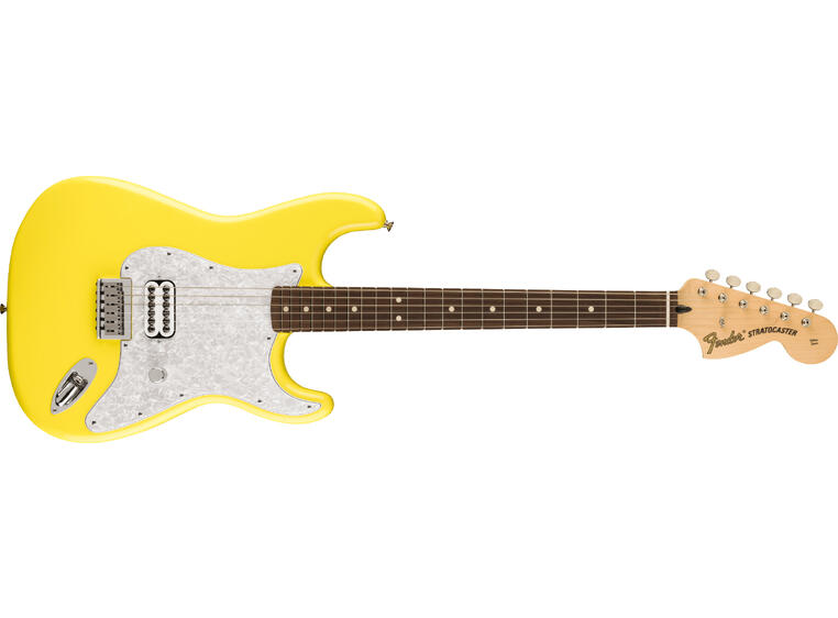 Fender Limited Edition Tom Delonge Strat Graffiti Yellow, RW