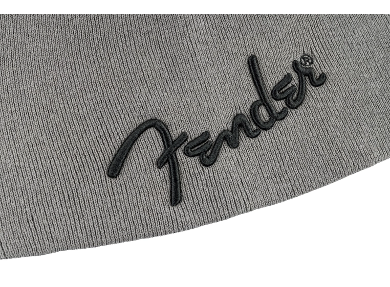 Fender Logo Beanie Charcoal Heather Gray One Size 
