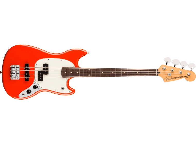 Fender Player II Mustang Bass PJ RW, Coral Red