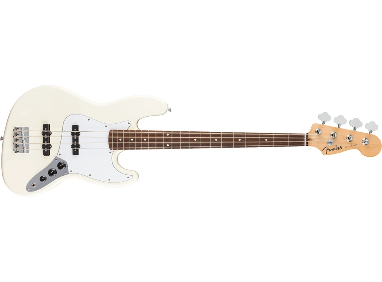 Fender Standard Jazz Bass IL, White Pickguard, Olympic White 