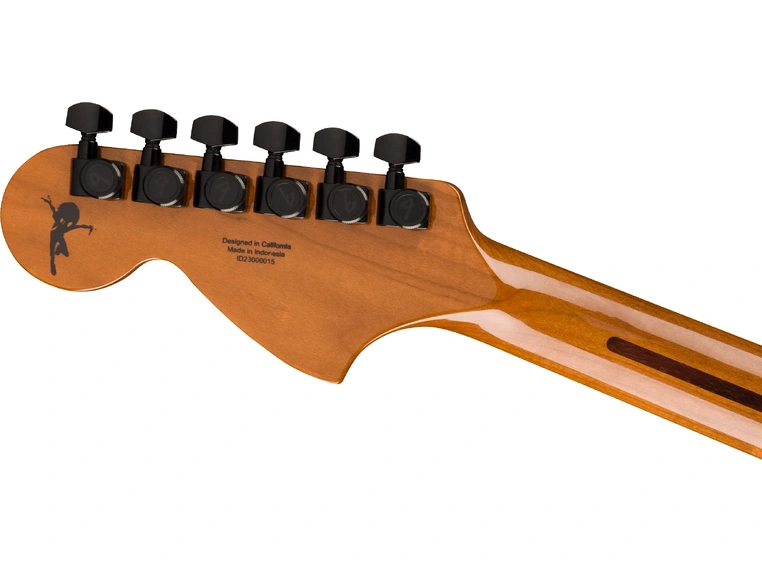 Fender Tom DeLonge Starcaster RW, Black Hardware, Satin Shell Pink 