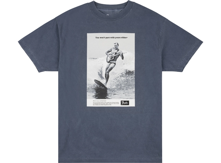 Fender Vintage Ad Surfer Tee, Ocean XL 