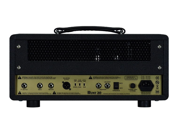 Friedman RUNT-20 Head 2 Channel - 20 Watt Head - EL84 