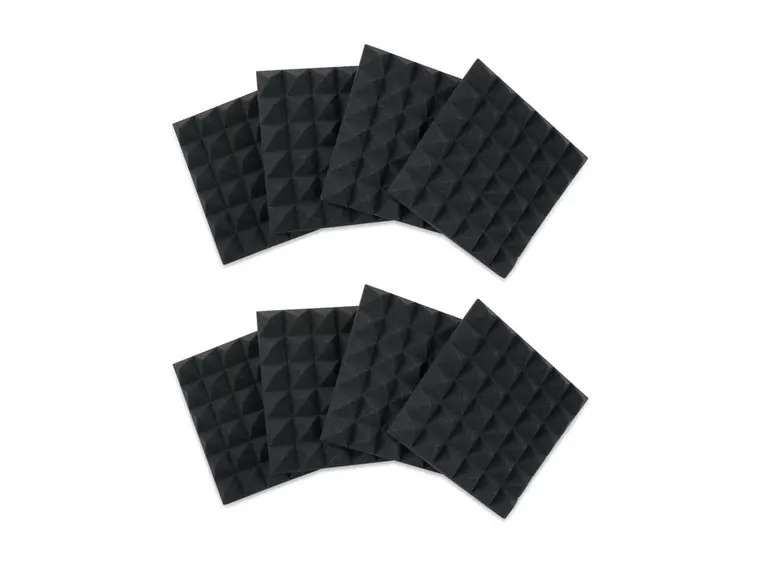 Gator Frameworks GFW-ACPNL1212PCHA-8PK 8 Pack of Charcoal 12x12" Acoustic Panel 