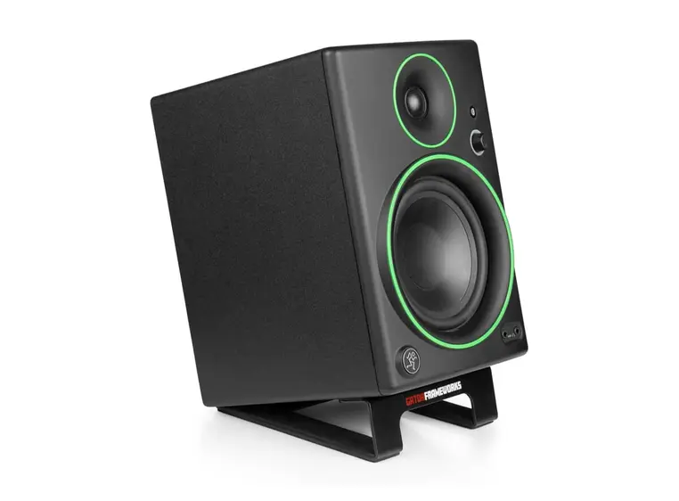 Gator Frameworks GFW-SPKSTMNDSK-WDG Desktop Speaker Wedge Stand Pair 