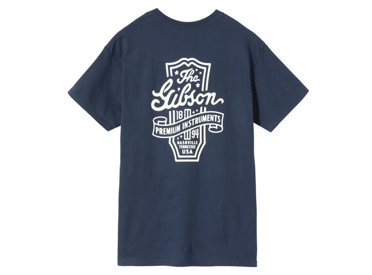 Gibson S&A Premium Instruments Tee (Navy) L