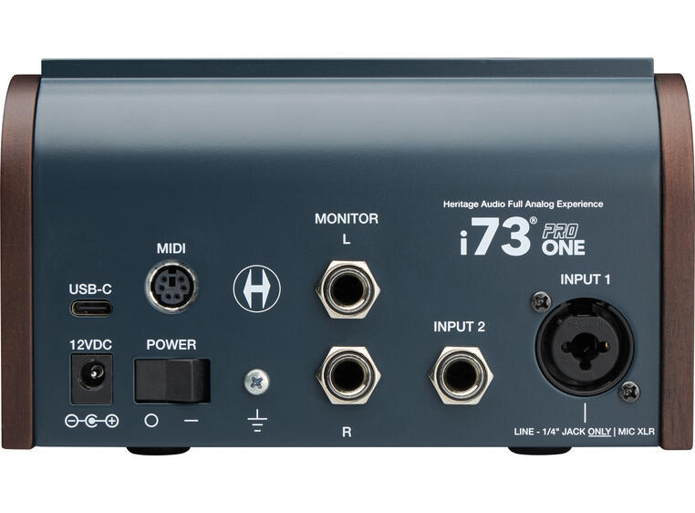 Heritage Audio i73 Pro ONE lydkort Lydkort med Native Plugins DSP