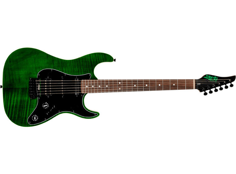 Jet Guitars JS-450 Trans Green