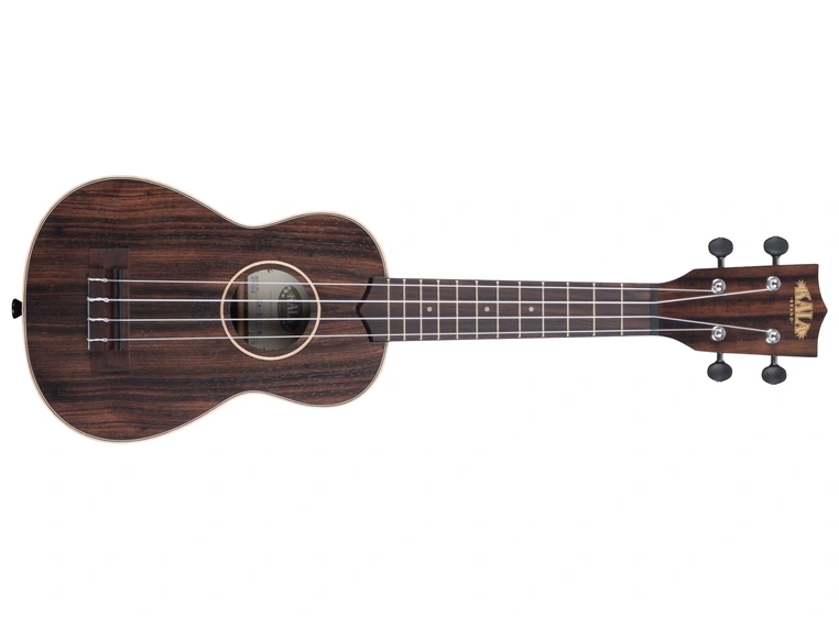 Kala KA-EBY-S Ebony Soprano Ukulele med bag (UB-S) 
