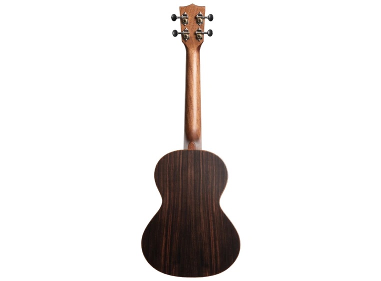 Kala KA-SSEBY-T Solid Spruce Top Ebony Tenor Ukulele, med bag (UB-T) 