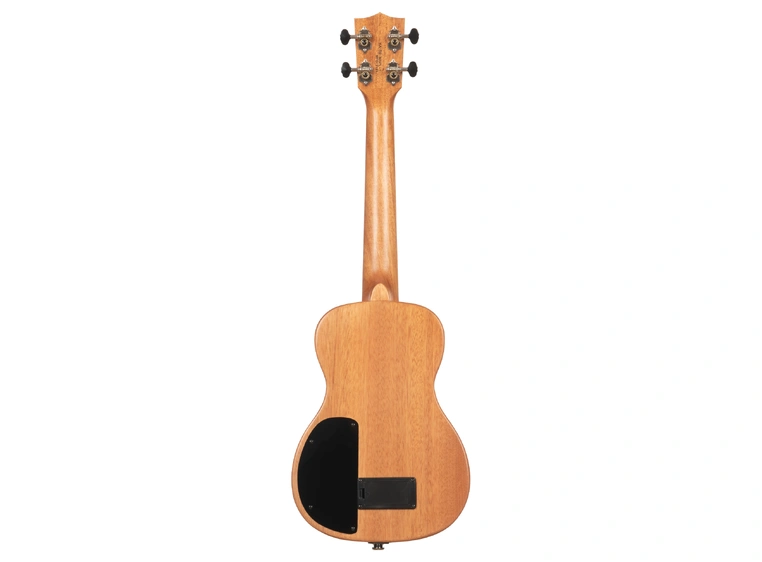 Kala KA SB ACA T Solid Body Electric Flame Acacia Tenor, med bag 