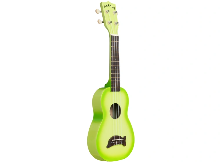Kala Makala Dolphin MK-SD-GRNBURST GAB Soprano Dolphin Ukulele, Tote Bag 