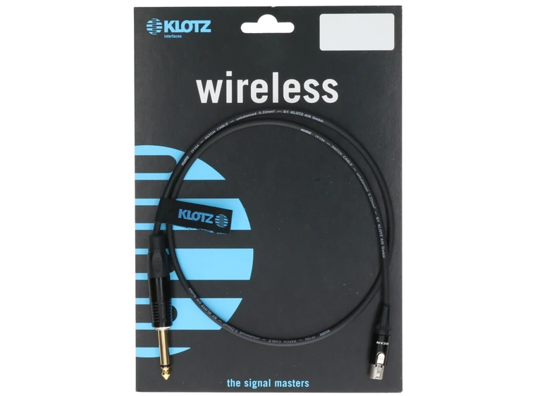Klotz Instr.cable - bodypack SilentPLUG Straight TQG 