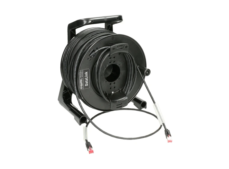 Klotz RAMCAT CAT5e SF/UTP RJ45 Patch Drum PUR sort 30 m 