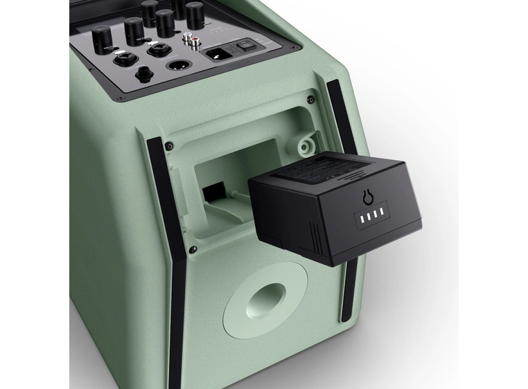 LD Systems ANNY 8 HHD B6 Kompakt-PA Adventure Green, med håndholdt mikrofon 