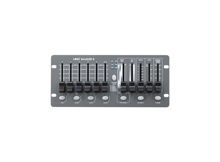 LEDJ VersiLED 6 DMX kontroller For RGB/RGBW/RGBWA/RGBWAUV lamper 
