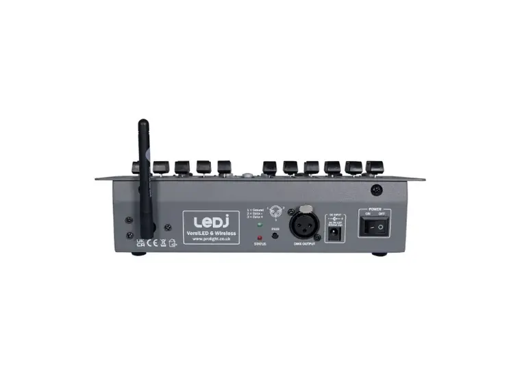 LEDJ VersiLED 6 W-DMX kontroller For RGB/RGBW/RGBWA/RGBWAUV lamper 