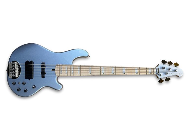 Lakland Skyline 55-02 Custom Bass 5-Str Ice Blue Metallic Gloss