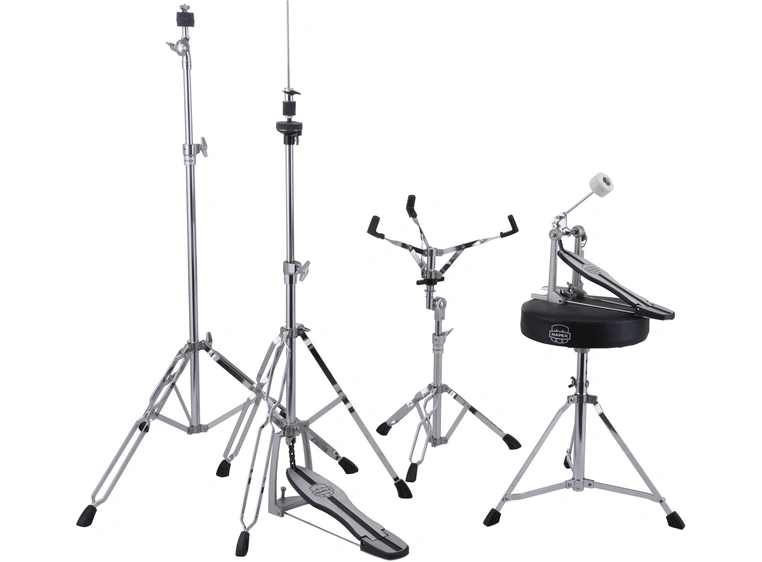 Mapex Comet CM5044FTCDK Drum Set - Black 5-delt sett med stativ, cymbaler og stol 