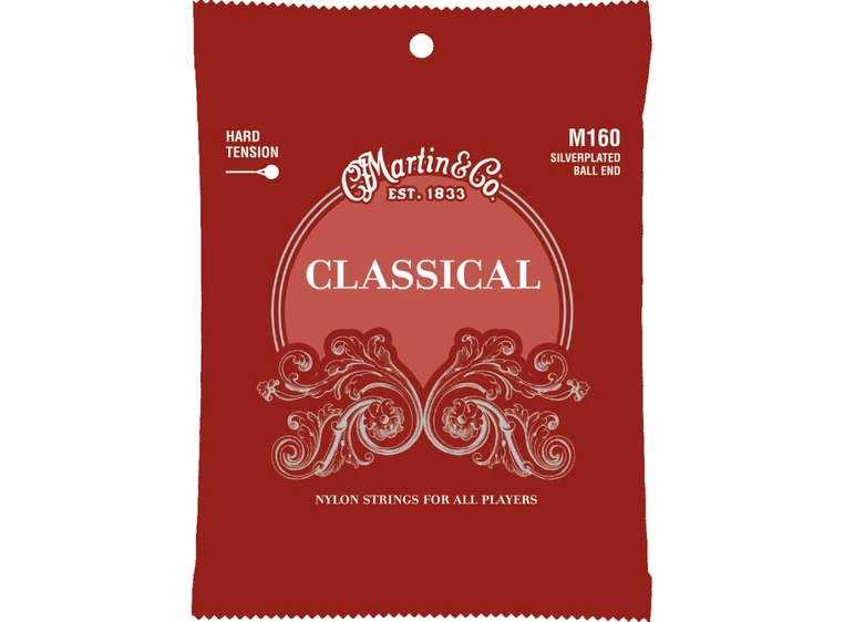 Martin Guitar M160 Classical Nylon (028-043) Ball end Hard tension 