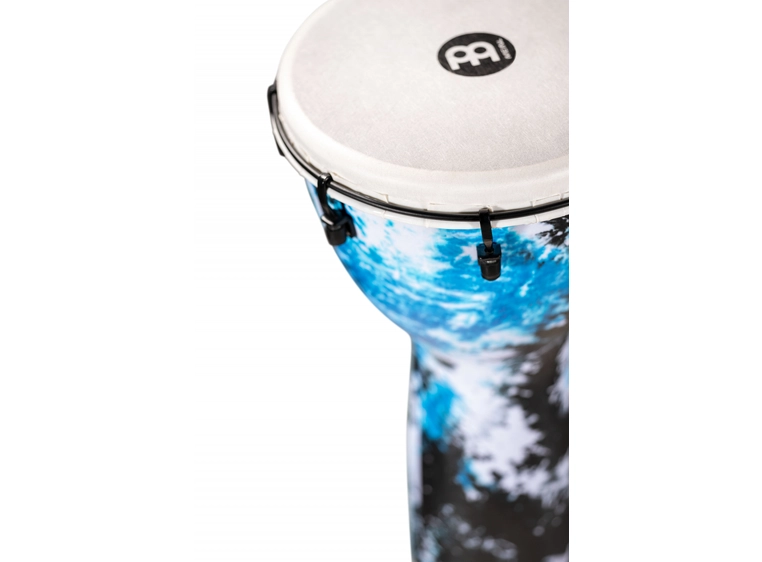 Meinl ADJ12-GB Djembe Synthetic 12 Alpine Series Galactic Blue Tie Dye 