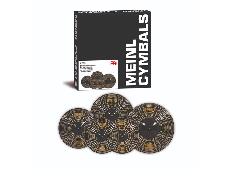 Meinl CCD-CS4 Classics Custom Dark Exp. Set Heavy, 14H,16C,18C,20R 