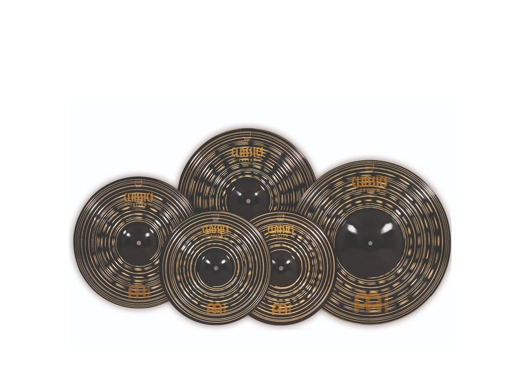 Meinl CCD-CS4 Classics Custom Dark Exp. Set Heavy, 14H,16C,18C,20R 