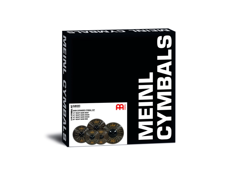 Meinl CCD-CS4 Classics Custom Dark Exp. Set Heavy, 14H,16C,18C,20R 