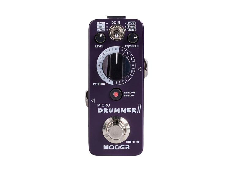 Mooer Micro Drummer II Trommemaskinpedal 