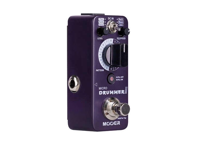 Mooer Micro Drummer II Trommemaskinpedal 