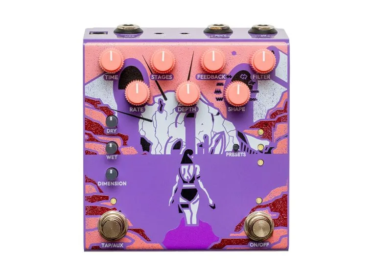 Old Blood Noise Bathing Orchid Luminal Delay Pedal in Orchid finish 
