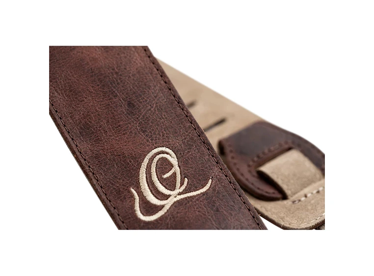 Ortega OSSU-20 Guitar strap Suede 60mm 2 layer - Peat 