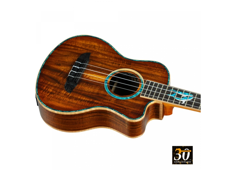 Ortega RUHZ30TH-BW Tenor ukulele m/mik bag 30th Anniversary, Blue Whale 