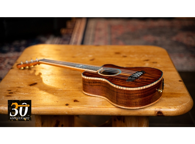 Ortega RUHZ30TH-BW Tenor ukulele m/mik bag 30th Anniversary, Blue Whale 