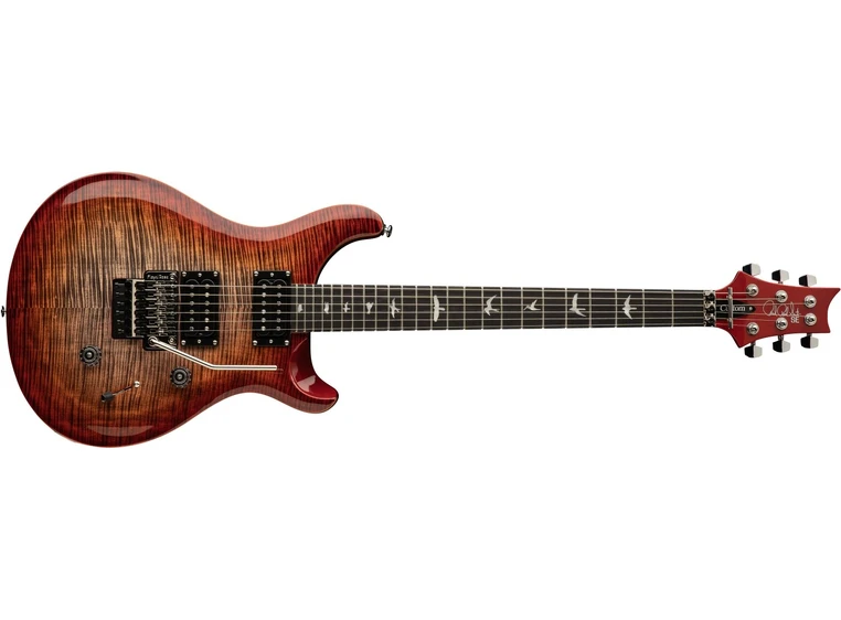 PRS SE Custom 24 Floyd Rose Charcoal Cherry Burst 