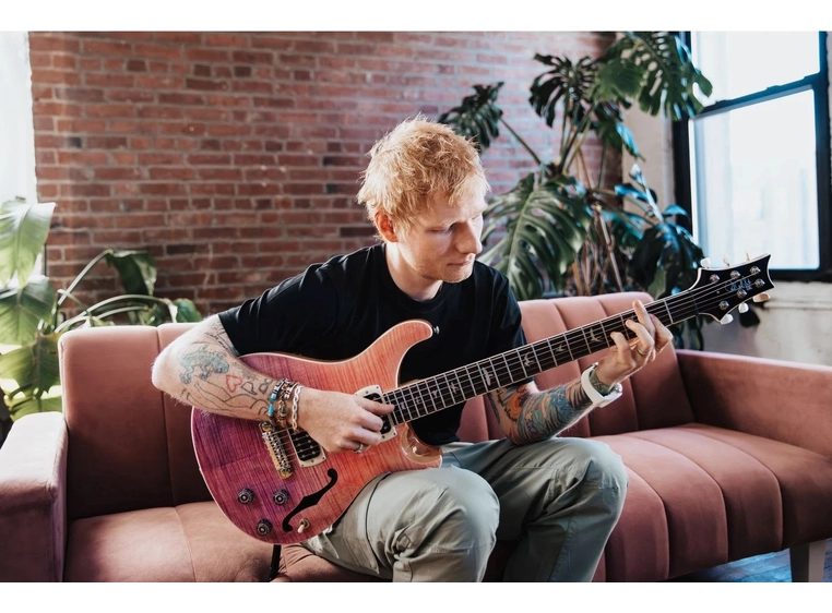 PRS SE Ed Sheeran Hollowbody Baritone Pink Ombre 