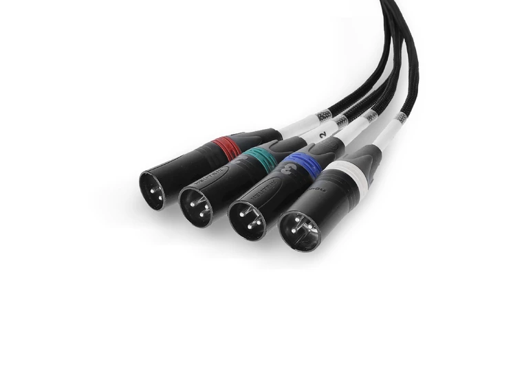 Palmer AoC Loom XLRm AOC from etherCON to 4 x XLR male 