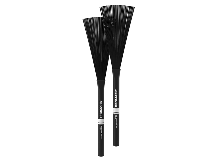Promark PMNB2B Heavy Nylon Brushes 2B Black 