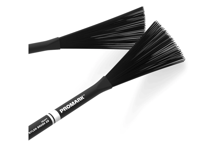 Promark PMNB2B Heavy Nylon Brushes 2B Black 