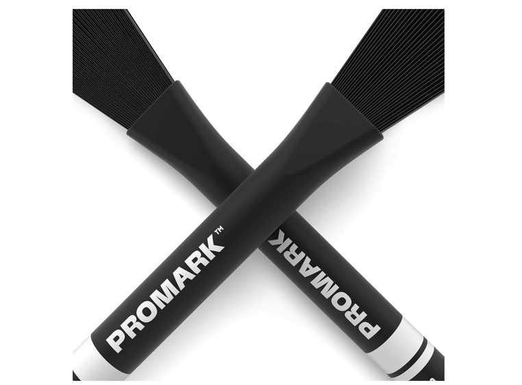 Promark PMNB2B Heavy Nylon Brushes 2B Black 