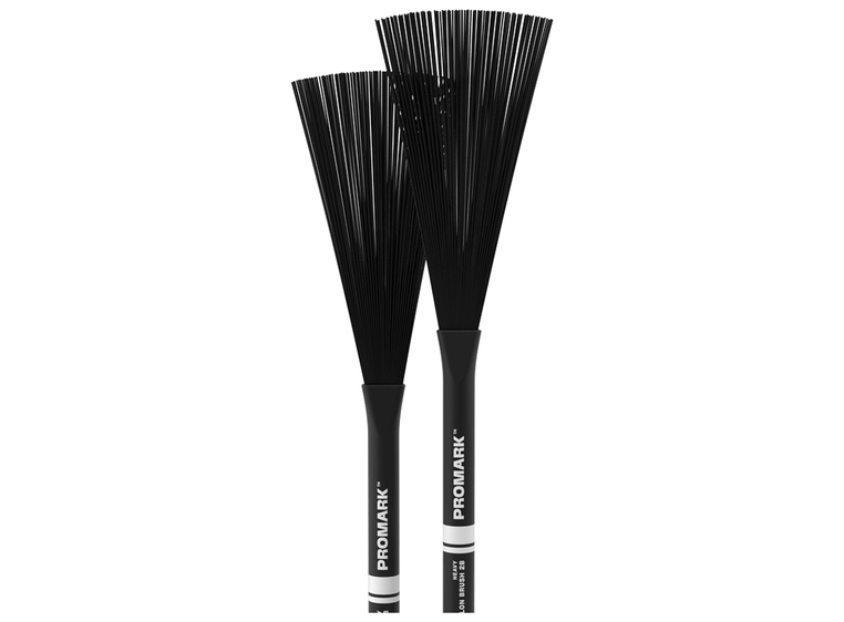 Promark PMNB2B Heavy Nylon Brushes 2B Black 