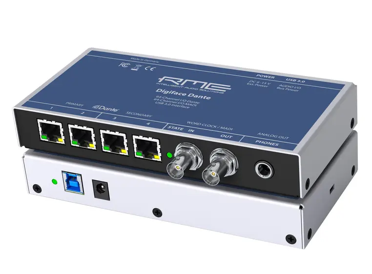 RME Digiface DANTE Lydkort 64x DANTE og 64x MADI USB 3 interface 