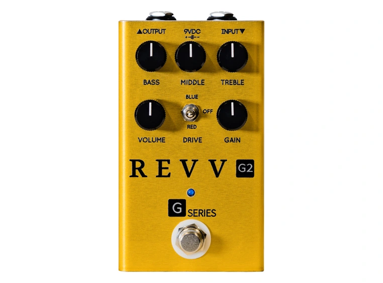 Revv G2 Gold Preamp/Overdrive/Distortion Pedal 