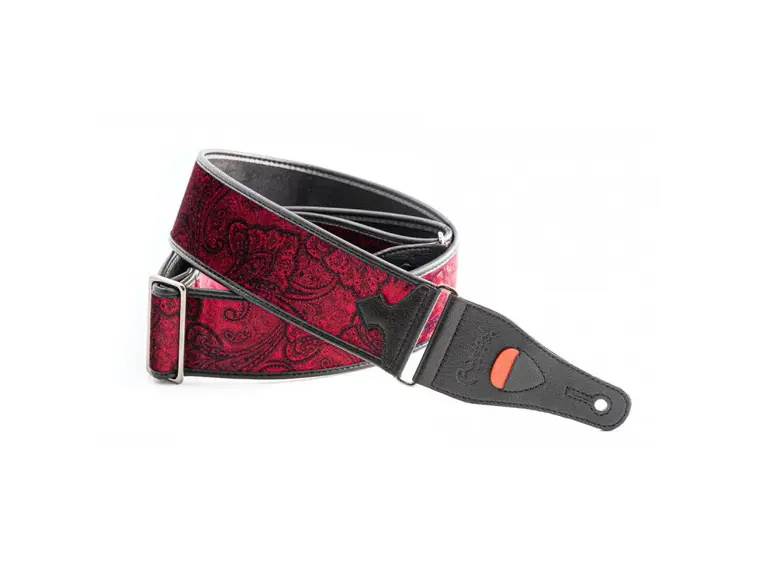 RightOn! Paisley Velvet 60 - Red 