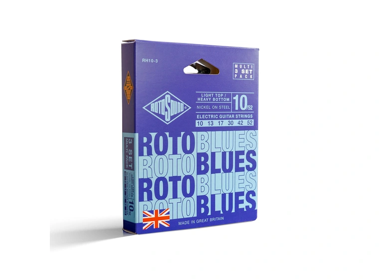 Rotosound RH10-3 Blue 10-52 (3-Pack) (010-052) 