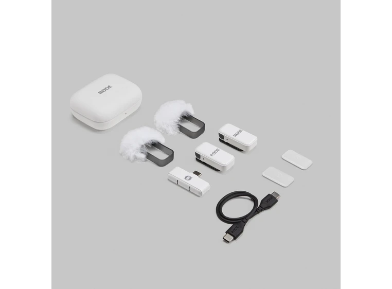Røde Wireless Micro (USB-C, White) Ultra-Compact Wireless Mic System 