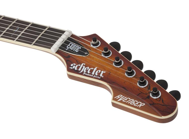 Schecter Avenger Exotic Spalted Maple SNVB